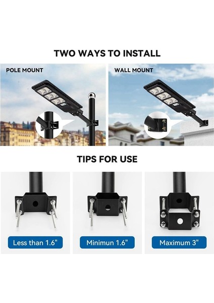 2pcs Montaj Braketleri Dış Işık Armatürleri Için Uzatma Kolu Güneş Sokak Işıkları Için 9 5in Işık Fikstür Braket Kutbu (Yurt Dışından) modelleri