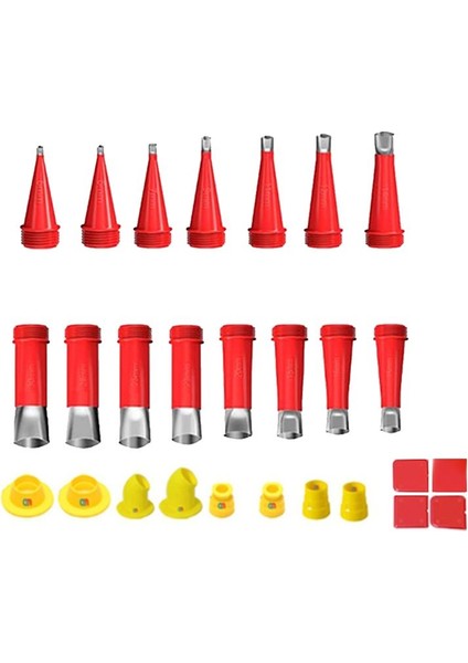 27PCS Paslanmaz Çelik Kalafat Nozul Aplikatör Temel Kazanma Son Işlemci Sızdırmazlık Mühek Düzenleme Aracı Mutfak Lavabo Eklemi (Yurt Dışından)