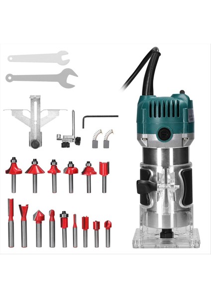 Elektrikli Ahşap Yönlendirici Düzenleyicisi Ahşap Işleme Freze Gravür Yuva Kesici Makinesi Elektrik Düzeltme Ahşap Kenar Eu Fiş (Yurt Dışından)