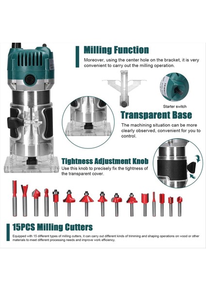 Elektrikli Ahşap Yönlendirici Düzenleyicisi Ahşap Işleme Freze Gravür Yuva Kesici Makinesi Elektrik Düzeltme Ahşap Kenar Eu Fiş (Yurt Dışından) fiyatları
