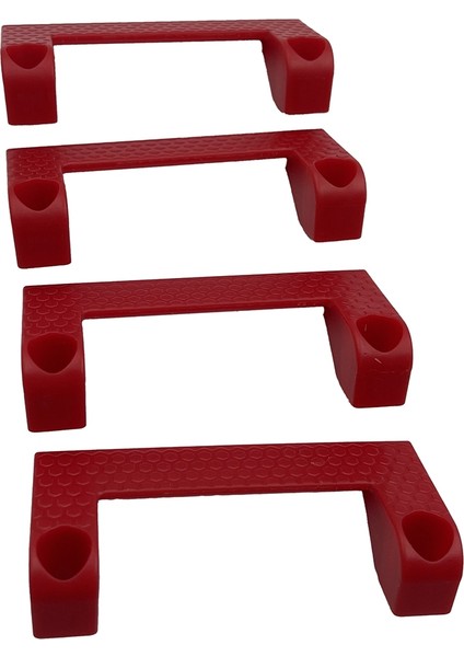 Garaj Organizasyon Araç Tutucu Için Beydire Tahmin Tutucu Takım Depolama Merdivende Güç Aleti Çalışma Tezgahı 4 Pcs Kırmızı (Yurt Dışından)