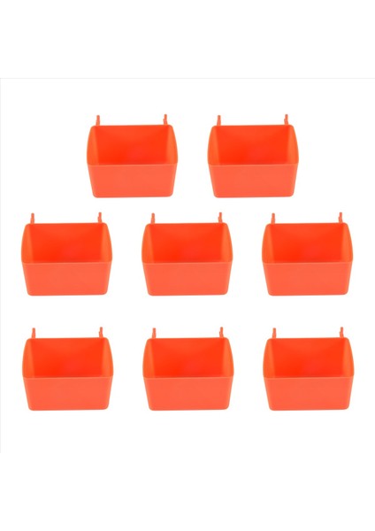8 Adet Pegboard Kutuları Kit Pegboard Parçaları Depolama Pegboard Aksesuarları Donanım Düzenlemek Için Iş Tezgahı Kutuları (Kırmızı) (Yurt Dışından) modelleri