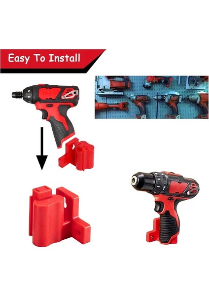 Milwaukee M12 Pil Aracı Makine Depolama Sahibi Montaj Askı Raf Rafı Elektrikli Tarım Matkap Elektrikli Elde (Yurt Dışından) indirimleri