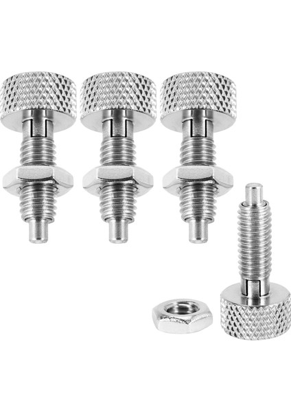 4pcs Hızlı Serbest Bırakma Pimleri Hızlı Serbest Bırak Kilit Pimi Geri Çekilebilir Yay Pistonu M6 Lockout Kiti Havalo Alet Kutusu (Yurt Dışından) modelleri