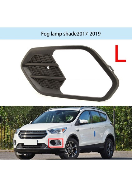 Araba Ön Tampon Sis Işık Lamba Çerçevesi Ford Escape Kuga 2017 2018 2019 Için Grille Kapak (Yurt Dışından) fırsatları