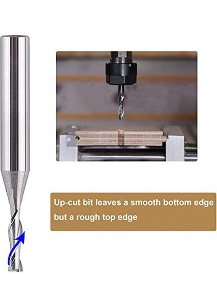 1pcs 1/8 Kesme Çapı Spiral Uçma Yönlendirici Biti 1/4 Karbür Cnc Ahşap Yönlendirici Bitleri Dalma Slot Kesici Için Set (Yurt Dışından) modelleri