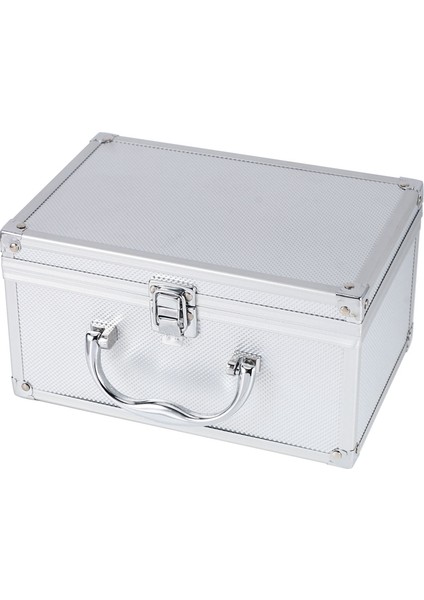 Alüminyum Alaşım Araç Kutusu Taşınabilir Güvenlik Ekipmanı Enstrüman Kılıf Kılıfı Bavul Donanım Aracı Kılıfı 230X150X125MM (Yurt Dışından) modelleri