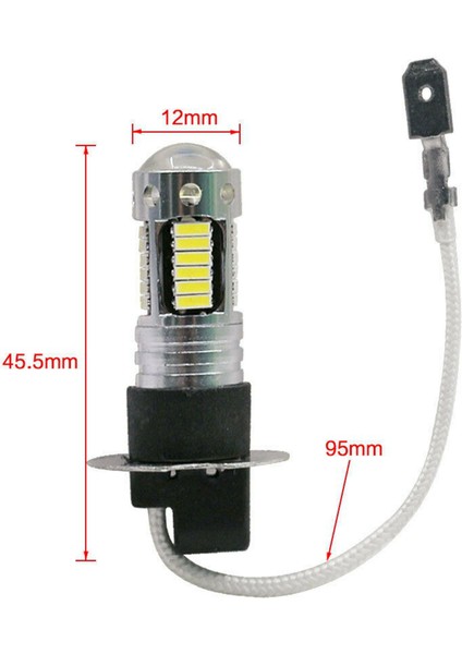 4pcs H3 Süper Parlak LED Sis Sürüş Drl Ampuller Kiti 6000K Beyaz (Yurt Dışından) indirimleri