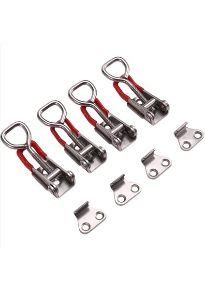 4pcs Ayarlanabilir Araç Kutusu Kılıfı Metal Geçiş Mandal Catch Catch Tecle Hızlı Bırakma Kelepçesi Slip Anti-Slip Push Çekme Kelepçe Araçları (Yurt Dışından) modelleri