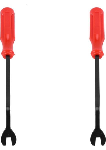 2x Araç Kapısı Iç Döşeme Klipsi Panel Döşeme Bağlayıcı Kipi Çıkartma Aracı Tornavida Tırnak Çekme 6 Inç Kırmızı (Yurt Dışından)