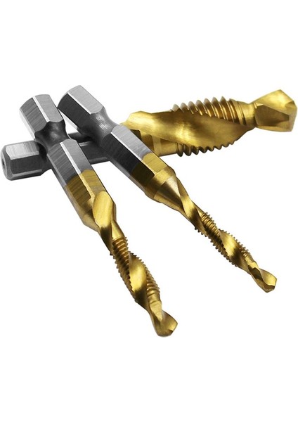 12PCS Tap Matkap Bit Set Hex Tutucu Titanyum Kaplama Hss Vidalı Iplik Bit Vidalı Makine Bileşiği Metal Çelik Ahşap Için Tapa (Yurt Dışından) indirimleri