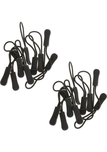 20X Anti-Slip Fermuar Çekme Fermuar Fermuar Uzatma Fragmanı Geri Paket Ceket Vb Için Pratik ve Sağlamlık (Yurt Dışından)