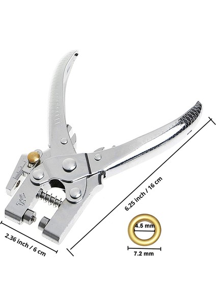 Küzik Deliği Yumruk Pensesi Pençeler 100 Kuşu ile Set ve Deri Kemer Ayakkabı Için Delik Yumruk Kiti (Yurt Dışından) fiyatları