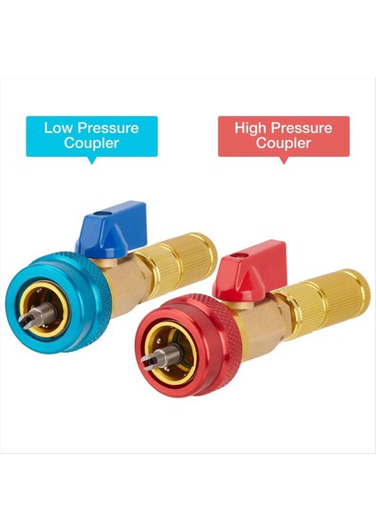 R134A Valf Çekirdek Hızlı Çıkartma Montajcısı Yüksek / Düşük Basınçlı Valf Çekirdek Çıkma Aracı Soğutucu Klima Için (Yurt Dışından) indirimleri