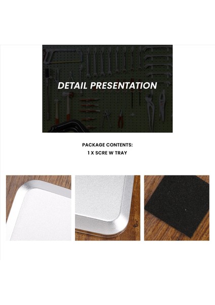 Rc Model Telefon Araç Tamir Aracı Için Manyetik Ped ile Yararlı Alüminyum Alaşım Vidalı Tepsisi Gümüş (Yurt Dışından) indirimleri