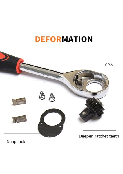 12 Parçalı Çok Fonksiyonlu Oto Onarım Aracı Cırcır Hızlı Soket Anahtarı Arabaya Monte Donanım Kutusu Kombinasyonu (Yurt Dışından) fırsatları