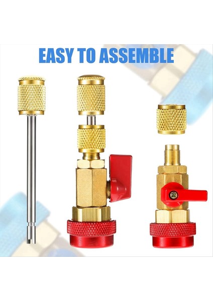 R134A R1234YF Valf Çekirdek Aracı Koşul Koşul Valfi Çekirdek Soğutma Schrader Valf Çekirdek Çıkma Aracı (Yurt Dışından) indirimleri