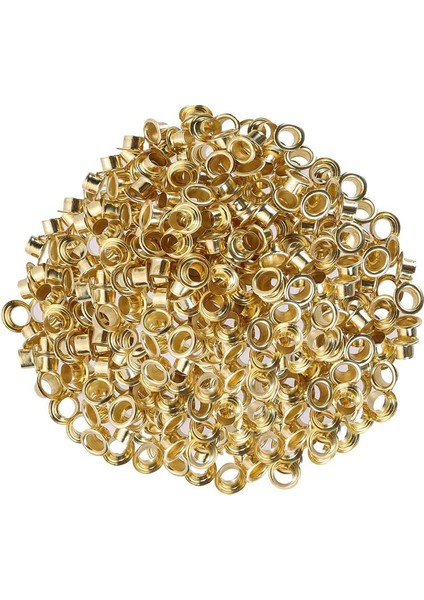 Grommet Tool Kit Grommet &amp Washer Grommet Kit 500PCS 2 Grommets Kit Deri Çantalar Banner Için Uygun (Altın 1/4inch) (Yurt Dışından)