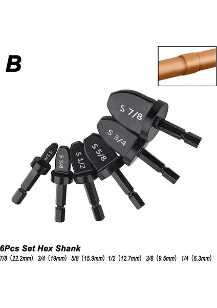 6 Adet Altıgen Sap Tüpü Genişletici Raybası Klima Bakır Tüpü Parlama Genişletici (Yurt Dışından) indirimleri