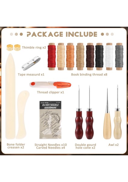 Kitap Bağlama Kiti Yeni Başlayanlar Için Kitap Yapma Kitleri Kitap Yapma Kiti Bookbinding Malzemeleri El Kitap Yapma Araçları (Yurt Dışından) indirimleri