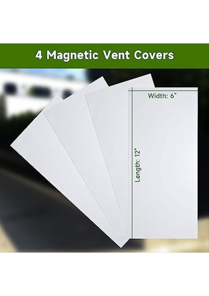 Manyetik Havalandırma Kapağı Rv Ev Kat Tavan Duvar Zemin Havası Isıtma Havalandırma Kapakları Için Uyumlu Havalandırma Deliklerinizi Serbest Tutun (Yurt Dışından) fiyatları