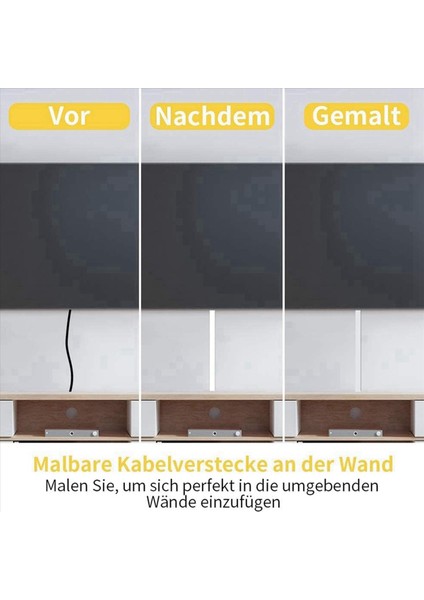 4m Elektrik Kablo Grupları Bir Kordon Için Duvarda Kablo Kapatıcısı Boyanabilir Pvc Kablo Kapağı Kablo Gezisi 20 Pcs L40CM (Yurt Dışından) modelleri