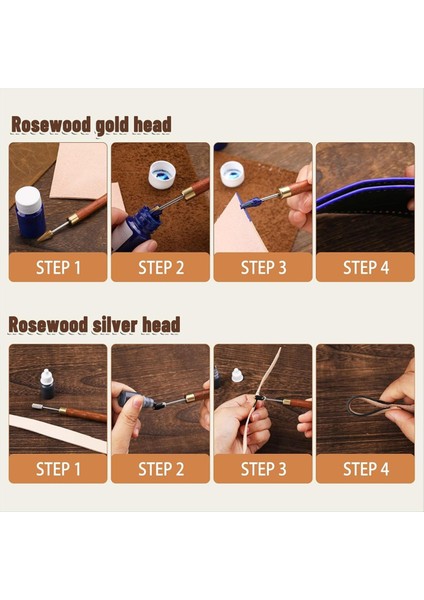 2pcs Deri Kenar Boya Kalemleri Deri Kenar Silindir Kalem Aplikatörü Deri Zanaat Diy Çalışması Için Deri Kenar Baskı Araçları (Yurt Dışından) indirimleri