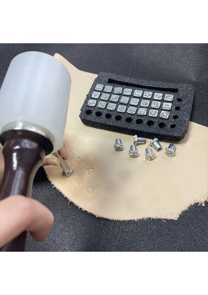 Dıy Deri Damga Gravür Zanaat Aletleri Alfasayısal Damga Deri Zanaat 6mm (Yurt Dışından) fırsatları