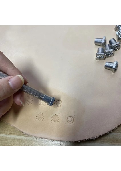 Dıy Deri Damga Gravür Zanaat Aletleri Alfasayısal Damga Deri Zanaat 6mm (Yurt Dışından) indirimleri