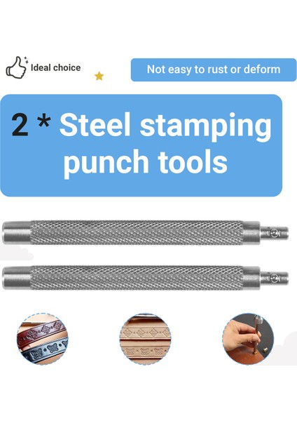 50 Adet Harf ve Sayılar Damgası Seti 6mm Alfabe Deri Yumruk Pulları Metal Çiçek Desen Damga Araçları (Yurt Dışından) indirimleri