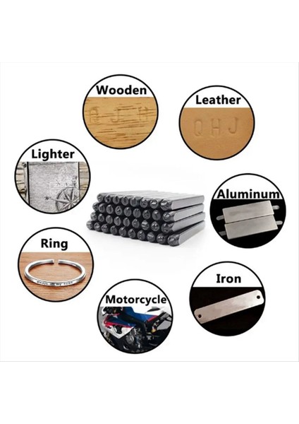 36 Parçalı Set Ingilizce Samim Yumruklama 6mm Alfasayısal Delme Delme Dıy Kemer Deri Zanaat Araçları Için Uygundur (Yurt Dışından) fırsatları