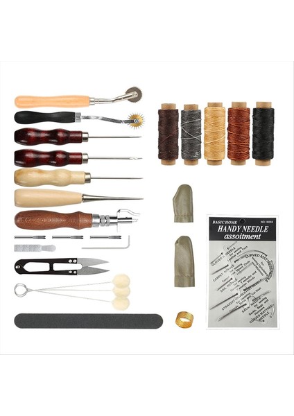 Dikiş Dikiş Dikenli Damgalama Için Set Deri Crafthand Araçlar Deri Sanat Deri Deri Çalışma Araçları Kitleri (Yurt Dışından)