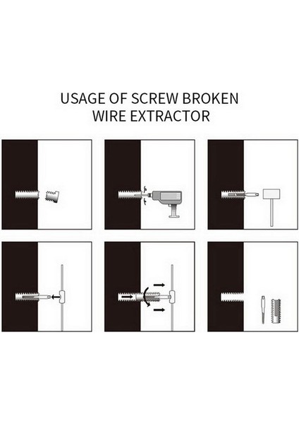 5 Adet Kırık Vidalı Özü Bit Seti Karbon Çelik Çift Taraflı Vida Çekme Merkezi Bit Donanım Aletleri (Yurt Dışından) fiyatları