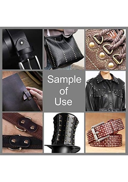 340 Setler Deri Perçin Kiti Perçinler Deri Çift Şapka Perçinler Giyim Giysileri Ayakkabı Torbaları Kemerler Diy (Yurt Dışından) modelleri
