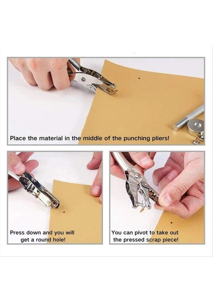 Deri Perçin Kiti 180 Set Çift Kapak Perçinleri Boru Şeklindeki 4 Renk 3 Boyutta Deri Perçin ve Enstantane Ince Deri Ceket Için (Yurt Dışından) modelleri