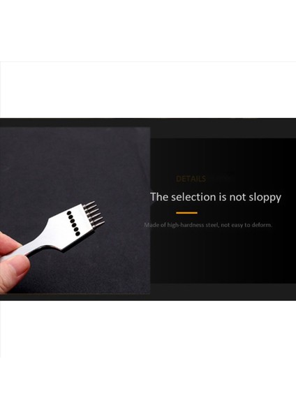 9pcs 4mm Deri Zanaat Yuvarlak Delik Deri Delme Çıkarılabilir Dikiş Çıkarılabilir Kesme Aracı/seti (Yurt Dışından) modelleri