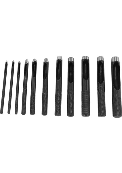 11 Adet Izleme Bandı Deri Conta Kemeri Kumaş Tuval Giysileri Kuşak (1-10MM) Yuvarlak Içi Boş Delik Yumruk Kesici Aracı Için (Yurt Dışından)