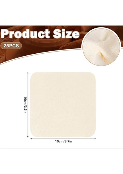 25 Adet Güderi Seramik Güdü Bezi Araçları Küçük Deri Chamois Ön Kesim Chamois Seramik Araçları Sanatçı Çamur Araçları (Yurt Dışından) modelleri