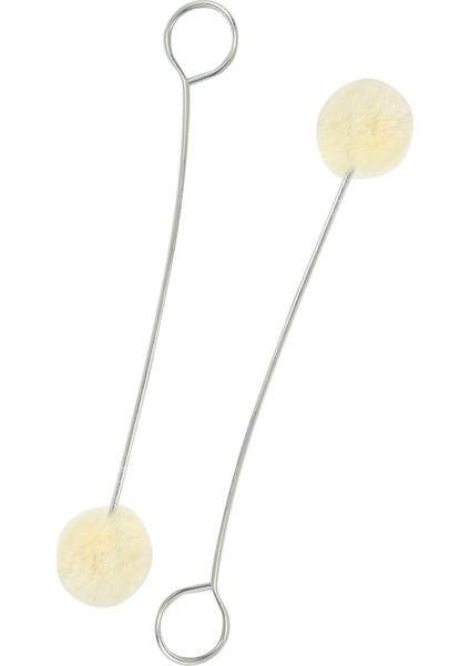 100 Adet Yün Daubers Top Fırça Deri Boya Dauber Boyama Aplikatörü Dıy El Sanatları Için Metal Saplı (Yurt Dışından) modelleri