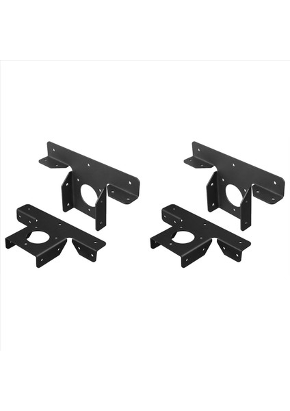 4 Paket Ağır Hizmetli Pergola Köşe Braketleri Uzatma 4 x 4 Için 3 Yönlü T Parantez Post Braket Pergola Çıkış Kiti (Yurt Dışından)