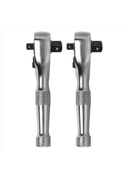 2x 72 Diş Çırpma Soketi Anahtarı Mini 1/4inch 3/8inch Çift Uçlu Tork Anahtar Sulağı Çubuk Tornavida Bit Tool (Yurt Dışından)