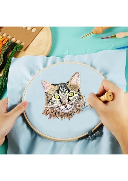 Yumruk Iğne Kiti Ayarlanabilir Ahşap Yumruk Iğne Seti Yumruk Yumruk Iğne Starter Kiti Çocuklar Için Yetişkinler Yeni Başlayanlar (Yurt Dışından) fırsatları