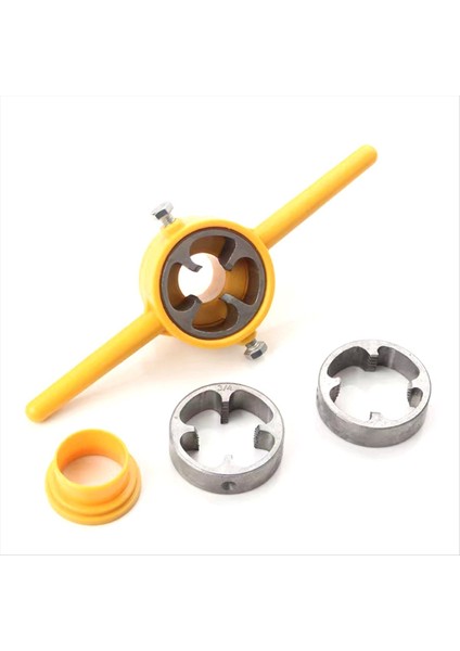 Plastik Boru Yuvarlak Kalıp 3 Kalıp Seti 1/2inch 3/4inch ve 1inch Npt Die Set Manuel El Aracı Pvc Iplik Için (Yurt Dışından) indirimleri