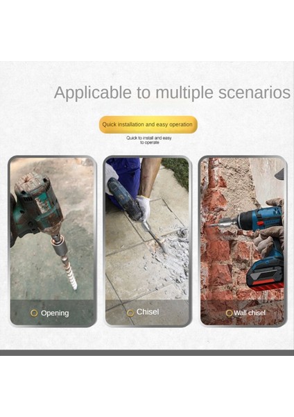 Darbe Anahtarını Elektrik Çekiçine Dönüştürmek Için Adaptör Matkap/darbe Anahtarı ile Kullanılmak Üzere Arayüze Dönüşümler (Yurt Dışından) fırsatları