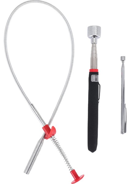 3 Paket Pick-Up Aracı Seti Manyetik Pick-Up Araçları Teleskoping Mıknatıs Pikap Araçları Bükülebilir Eğrisi Grabber (Yurt Dışından) fiyatları