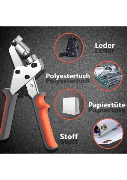 Grommet Alet Kiti Grommet Pres Pense Portatif Bekletme Punch Manual Kitleri Elde Taşınan Kıyafet Makinesi 100 Pc Grommets (Yurt Dışından) fırsatları