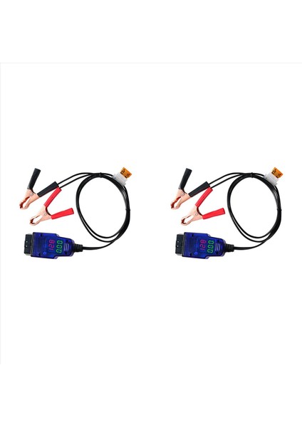 2x Acil Durum Güç Kaynağı Pil Kipi Ecu Bellek Koruyucu Obd2 12V Güç-Kapama Bellek Koruyucu Abs Yedek Yardımcı (Yurt Dışından)
