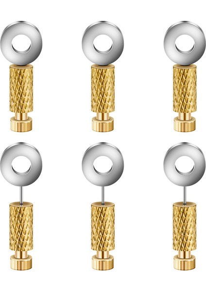 6pcs Dıy Deri El Dikiş Konumu Yer El Aleti Konumlandırma Iğneleri Dikiş Sabit Sütü Leathercraft Aracı (Yurt Dışından)