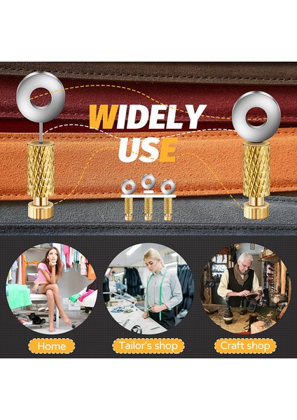 6pcs Dıy Deri El Dikiş Konumu Yer El Aleti Konumlandırma Iğneleri Dikiş Sabit Sütü Leathercraft Aracı (Yurt Dışından) indirimleri