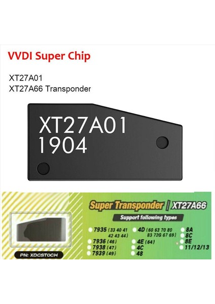 3pcs Vvdı Süper Çip XT27A01 XT27A66 ID46/40/43/4D/8C/8A/T3/47 Vvdı2 Vvdı Mini Anahtar Aracı Için Transponder (Yurt Dışından) indirimleri